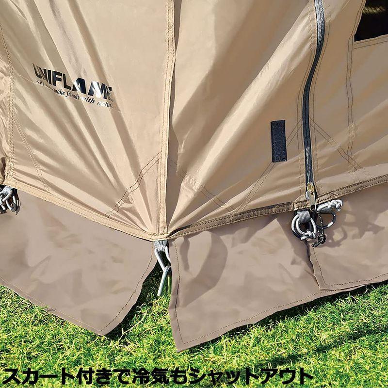UNIFLAME(ユニフレーム) REVO スクエアメッシュウォール 4x4 TAN 682319 ユニフレーム REVO スクエアメッシュウォール 4x4 TAN