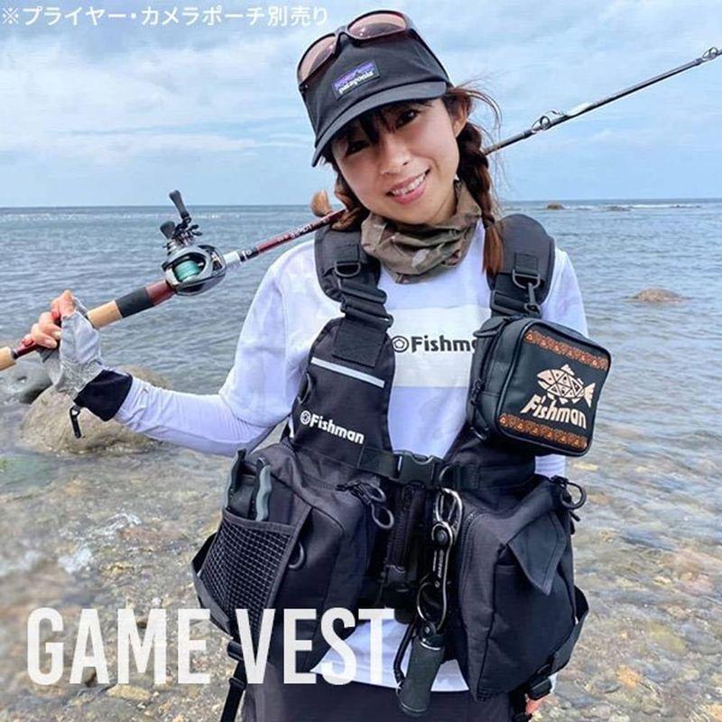 FISHMAN(フィッシュマン) ACC-9 ゲームベスト ブラック フリー ブラック フリー フィッシュマン ACC ゲームベスト サイズ