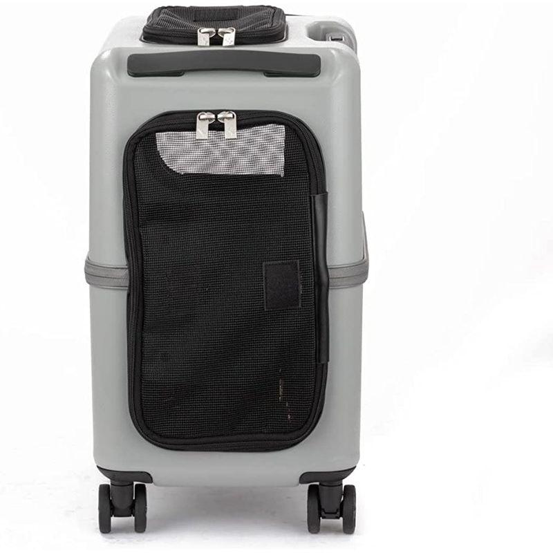 中型犬用 ペットキャリー スーツケースタイプ PETICO (ペチコ）Lサイズ グレー ペットキャリー スーツケースタイプ PETICO ペチコ Lサイズ グレー