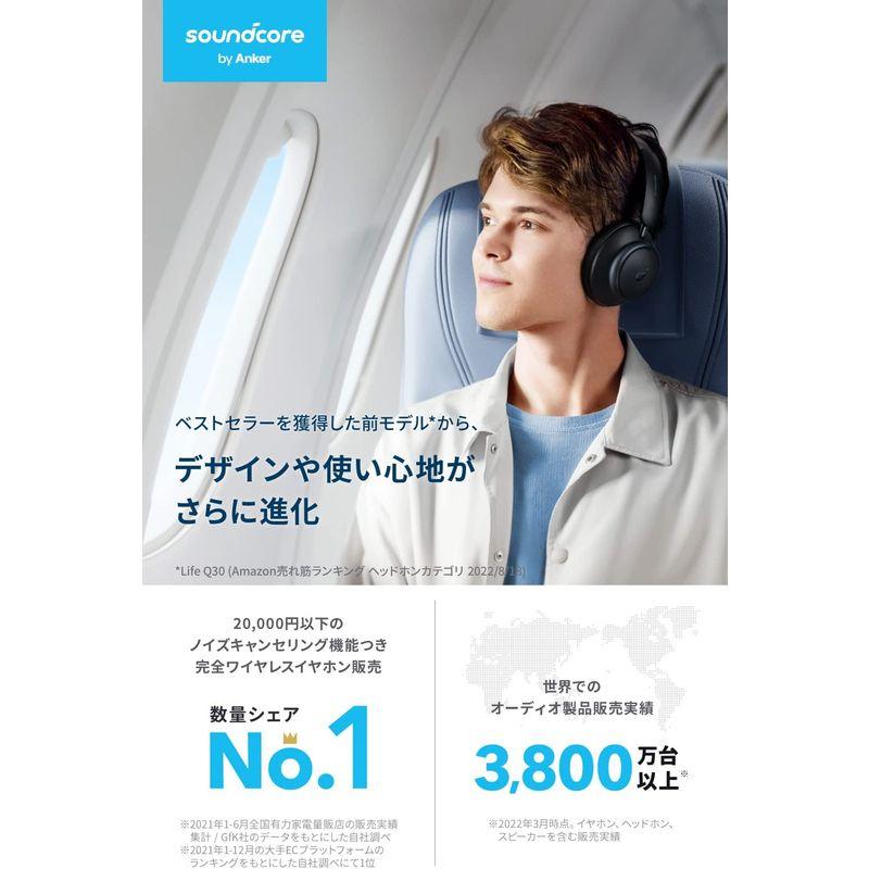 Anker Soundcore Space Q45（Bluetooth 5.3 ワイヤレス ヘッドホン）最大65時間音楽再生 / ウルトラノ Soundcore Space Q45 Bluetooth ワイヤレス ヘッドホン 最大65時間音楽再生 ウルトラノ