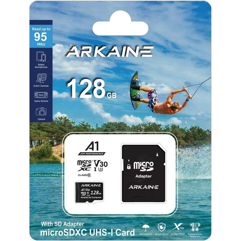 ARKAINE まいくろSDカード 128GB Nintendo Switch マイクロSDカード A1 UHSI U3 V30, 4K