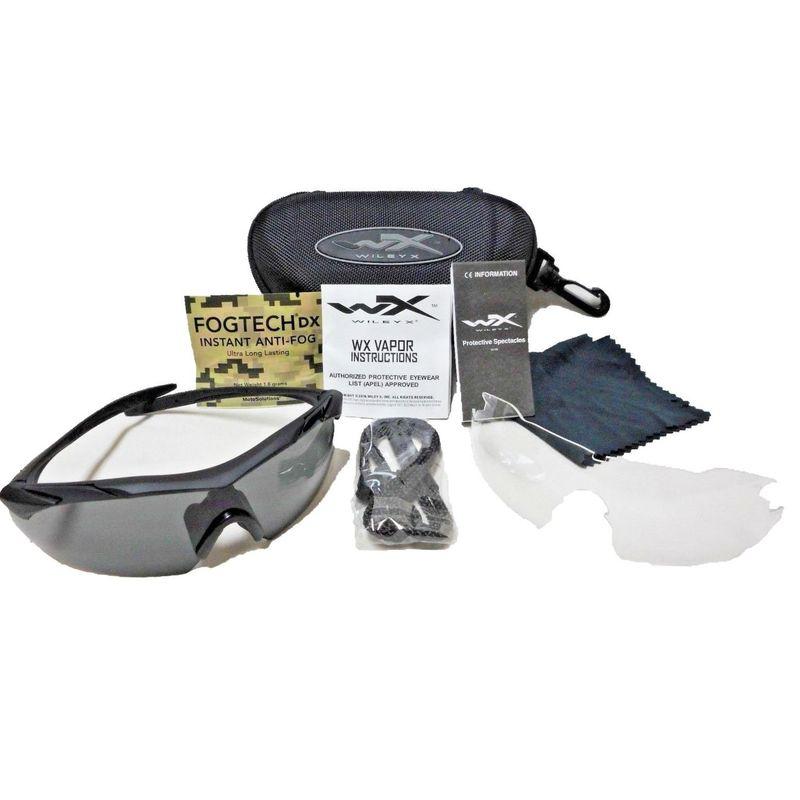 Wiley X（ワイリーエックス） WX VAPOR ヴェイパー 2枚レンズ付 APEL 米軍認証 防弾サングラス日本語説明書付き並行輸入品