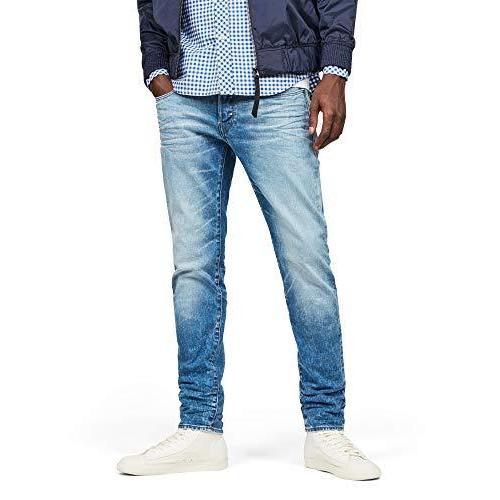 独特な ジースターロゥ Raw G Star メンズ 8453 424 W27 Jeans Slim 3301 ライトブルー スリム ジーンズ コート アウター Headshotsbar Com