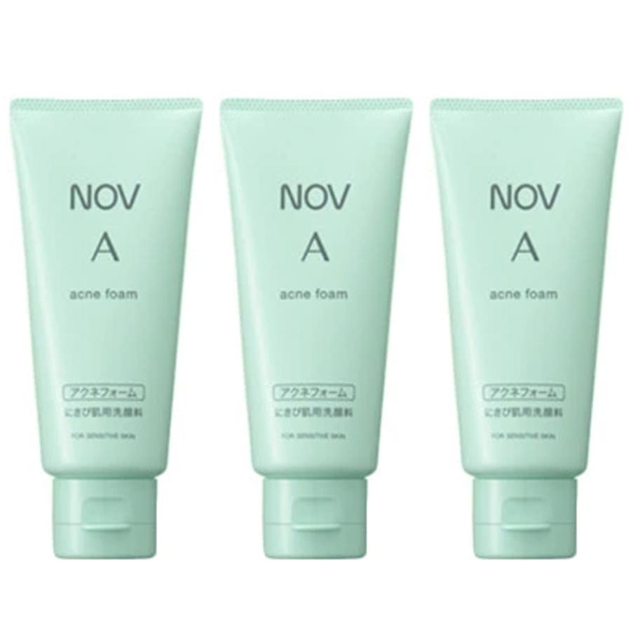 NOV A アクネフォーム 11本セット NOV（ノブ） Aアクネフォーム（にきび肌用洗顔料） 70g 3個セット