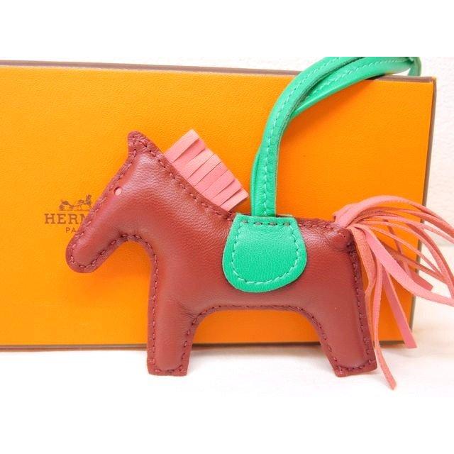 HERMES 新品同様品 エルメス □ バッグチャーム ロデオ PM A刻印