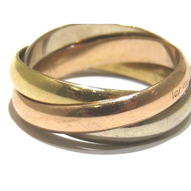 Cartier（カルティエ） まだ美品 K18 3カラー ゴールド トリニティ