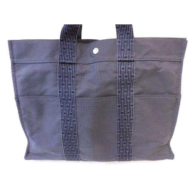 HERMES（エルメス） まだ美品 ハンドバッグ □ エールライン MM グレー