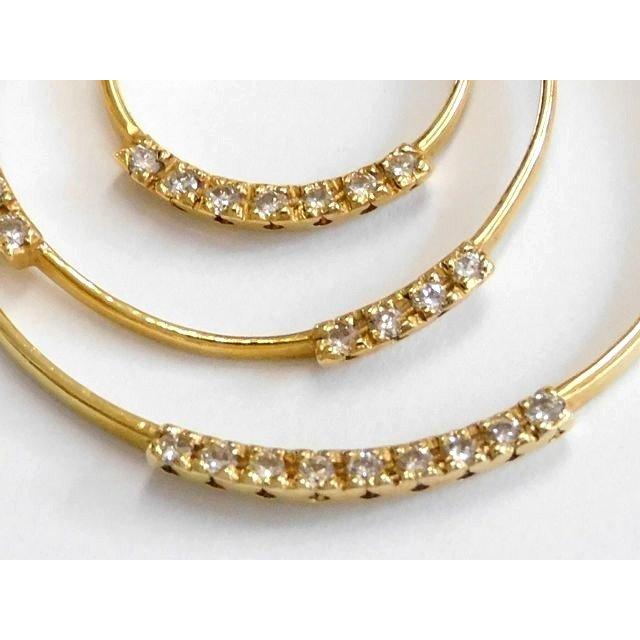 美品 山田邦子 Kuniko □ K18 イエローゴールド ダイヤ 0.30ct 5.7g
