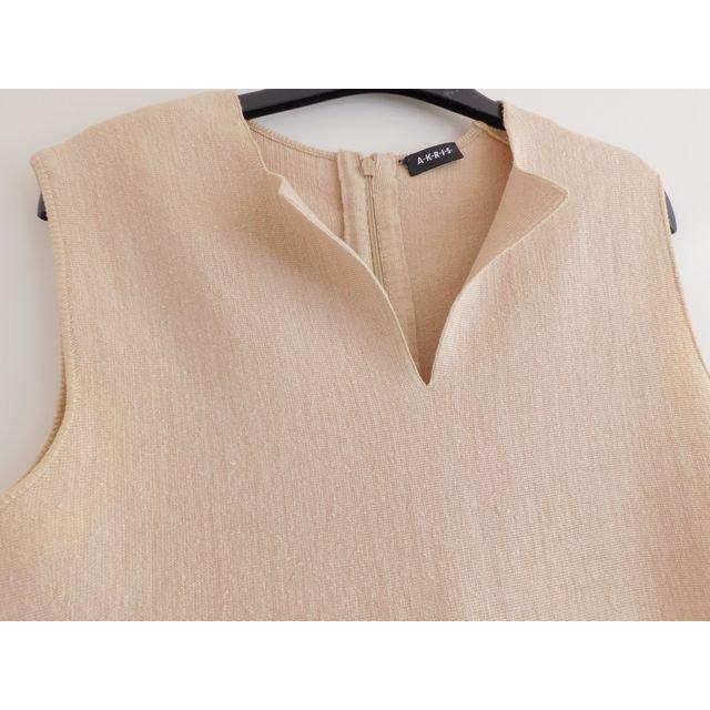 美品 アクリス AKRIS □ サイズD38 F40 US8 ワンピース ベージュ  