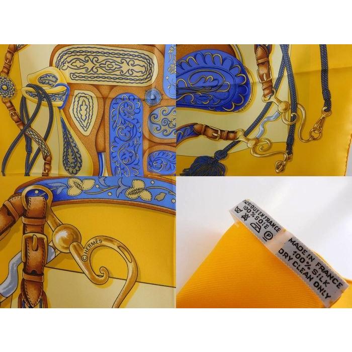 【新品未使用】HERMESスカーフ カレ90 Festival フェスティバル 3 美品 エルメス □ カレ90 Festival フェスティバル スカーフ シルク
