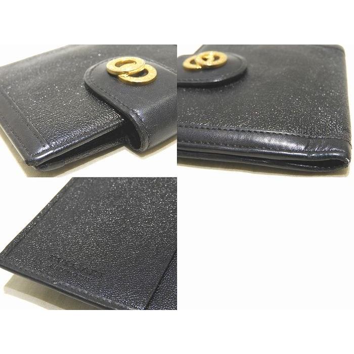 BVLGARI ブルガリ ドッピオトンド 2つ折り カードケース ☆ ブラック  