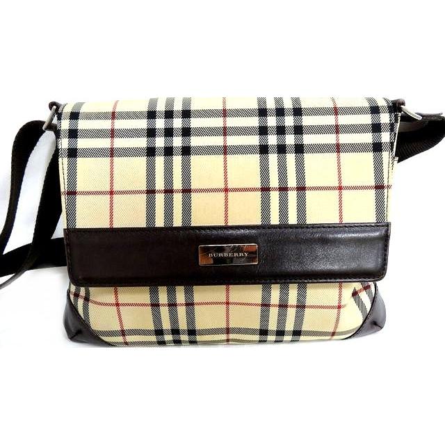 BURBERRY バーバリー □ ヴィンテージ ショルダーバッグ ノバ BURBERRY バーバリー □ ヴィンテージ ショルダーバッグ ノバ