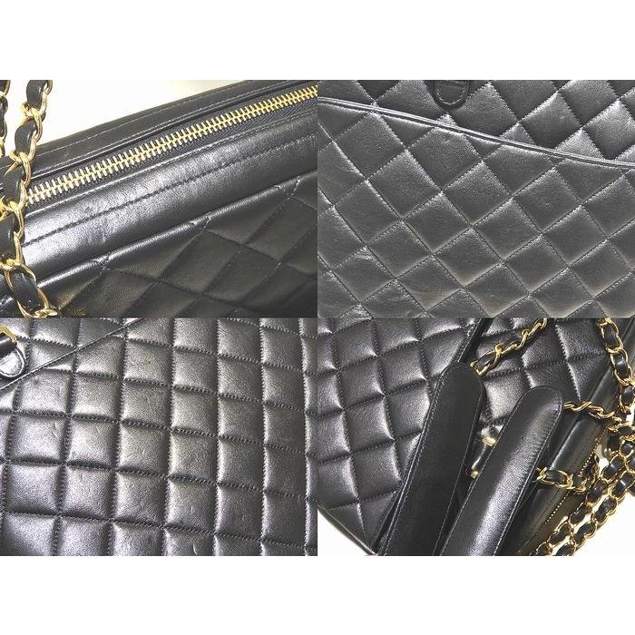 シャネル(Chanel) シャネル トートバッグ マトラッセ ラムスキン シャネル マトラッセ ラムスキン 2WAYトートバッグ ブラック