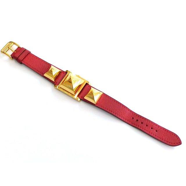 HERMES エルメス 時計 □ メドール ステンレス ゴールドカラー HERMES エルメス 時計 □ メドール ステンレス ゴールドカラー