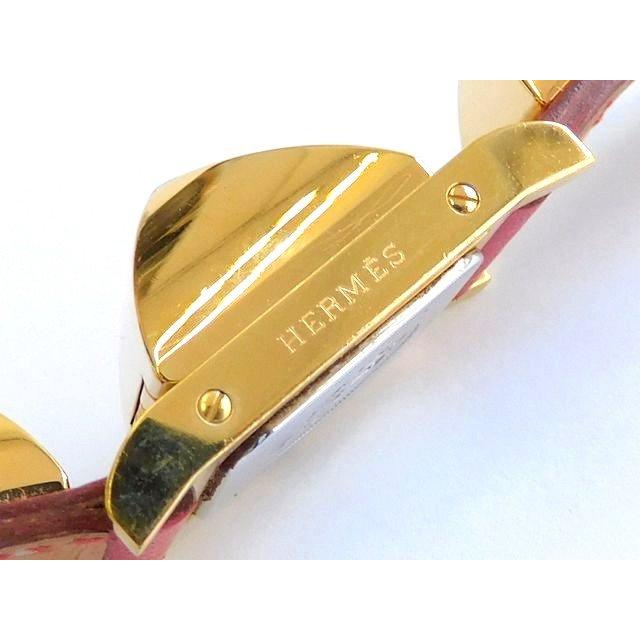 HERMES エルメス 時計 □ メドール ステンレス ゴールドカラー HERMES エルメス 時計 □ メドール ステンレス ゴールドカラー