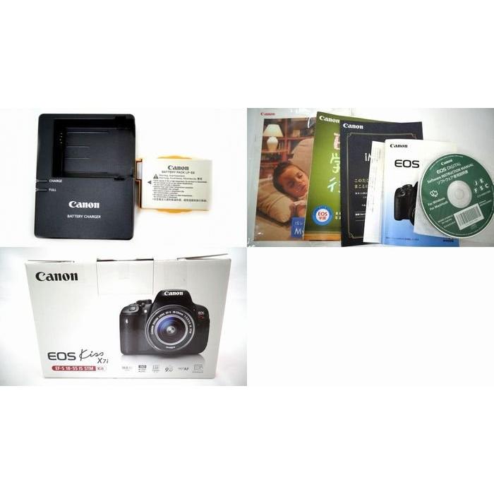 美品 動作確認済み Canon EOS Kiss X7i □ EF-S 18-55 IS STM デジタル  