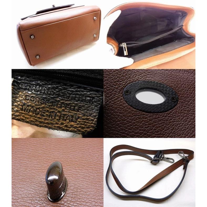 3F かなり美品 BORSE IN PELLE ボルサインペレ □ブラウン系 3F かなり美品 BORSE IN PELLE ボルサインペレ □ブラウン系