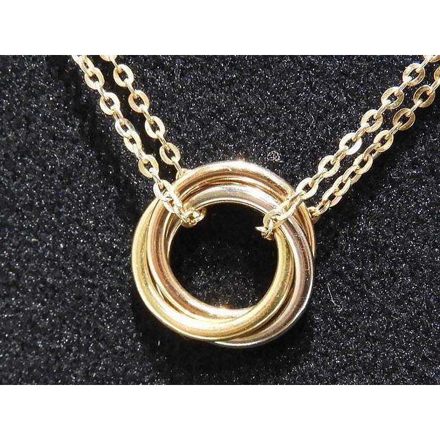 Cartier 新品同様 カルティエ ミニ トリニティ ネックレス Cartier 新品同様 カルティエ ミニ トリニティ ネックレス