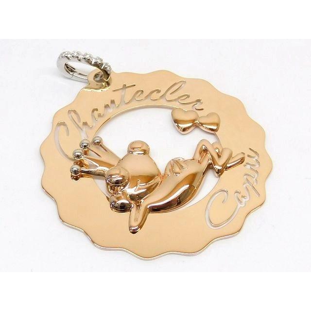 新品同様品 Chantecler シャンテクレール ☆ K9 ピンクゴールド カエル