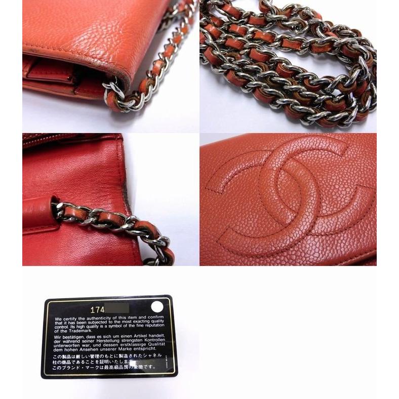 CHANEL シャネル A48654 □ チェーンウォレット レディース キャビア  