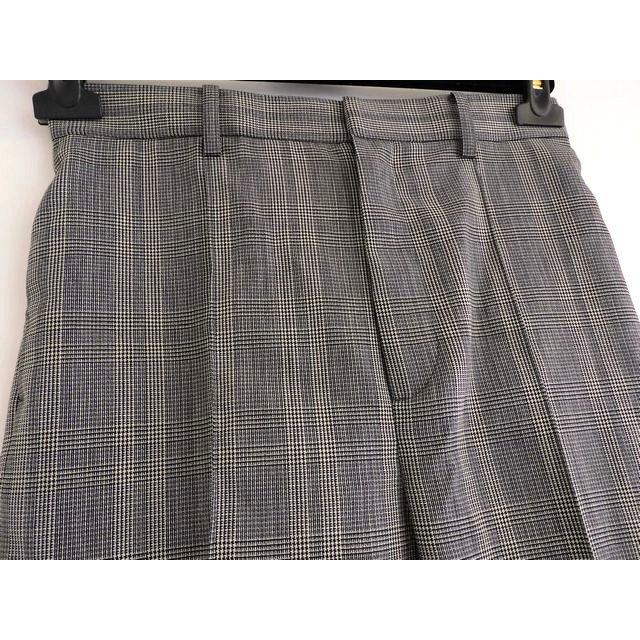美品 AURALEE オーラリー □ スラックス パンツ グレンチェック 美品 AURALEE オーラリー □ スラックス パンツ グレンチェック