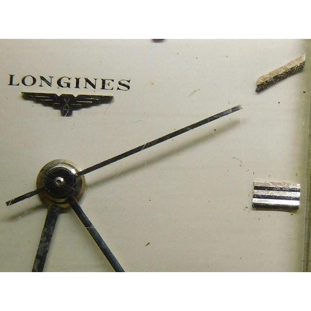LONGINES ロンジン □ メンズ 手巻き アンティーク スクエア 時計