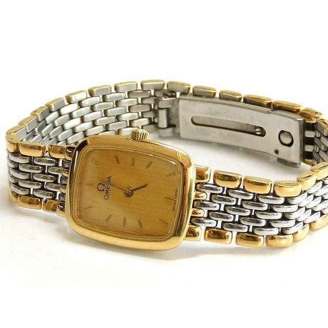 3F オメガ デビル クォーツ腕時計 ☆ レディース ジャンク 不動品