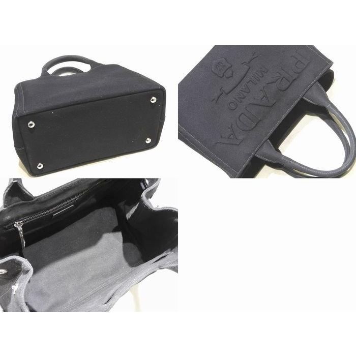 新品同様【プラダ】カナパ　ロゴエンボス　2way トートバッグ　1BG439 PRADA（プラダ） 希少モデル 極美品 カナパ 2WAY ハンドバッグ