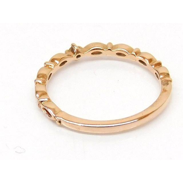 KUMIKYOKU K10 ピンクゴールド ダイヤ 9-10号 リング 組曲 組曲 クミキョク KUMIKYOKU □ K10 ピンクゴールド ダイヤ 0.01ct