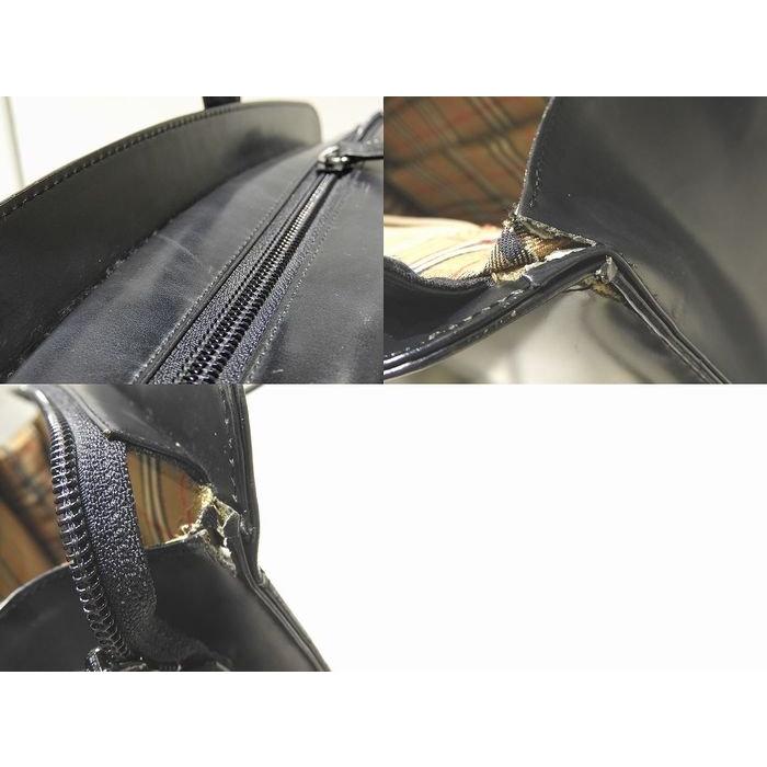 BURBERRY バーバリー ハンドバッグ & 名刺入れ ◇ ブラック レザー  