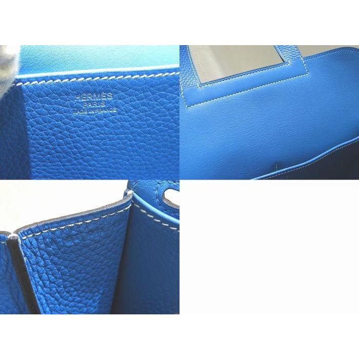 新品同様 HERMES エルメス 2WAY ショルダーバッグ アルザン31 ☆ A刻印 ブルーフリーダ トリヨンクレマンス レザー レディース ▼7H HERMES（エルメス） 新品同様 2WAY ショルダーバッグ アルザン31 ☆ A