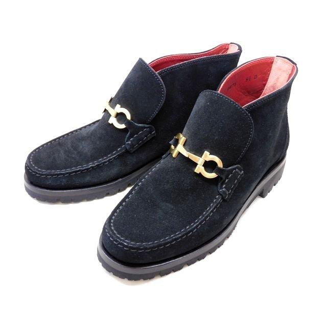 美品 フェラガモ □ レディース ショートブーツ シューズ サイズ