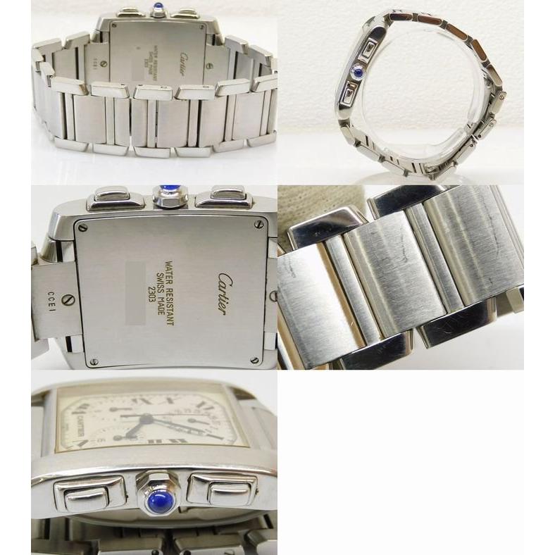 Cartier（カルティエ） □ W51001Q3 タンクフランセーズXL クロノリ