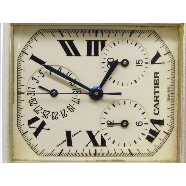 カルティエ CARTIER W51001Q3 タンクフランセーズXL クロノリフレックス パーペチュアルカレンダー クォーツ メンズ 良品 内箱付き_917285 Cartier（カルティエ） □ W51001Q3 タンクフランセーズXL クロノリ