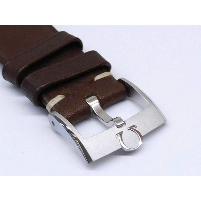 未使用 オメガ □ 032CUZ014661 シーマスター用 21mm ブラウン レザー