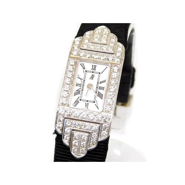 オーデマ・ピゲ AUDEMARS PIGUET ■ チャールストン 67028BC ダイヤ レディース 時計 K18 WG ホワイトゴールド クォーツ □7I イ10000 オーデマ・ピゲ AUDEMARS PIGUET □ チャールストン 67028BC ダイヤ