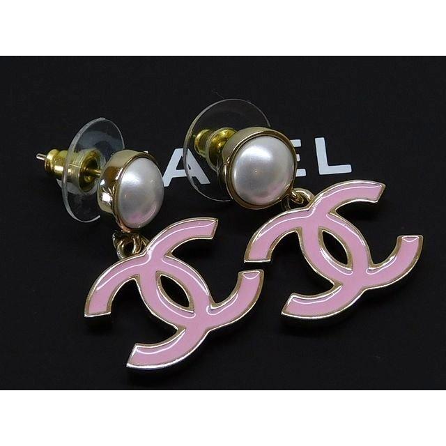 新品同様品 シャネル A25P ピアス □ ココマーク フェイクパール