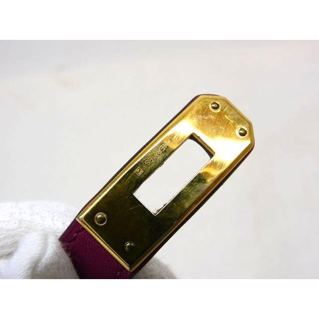 美品 エルメス □ レザーブレスレット ケリーブレス ドゥブル
