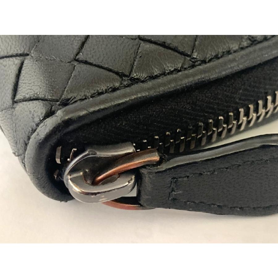 Bottega Veneta ボッテガヴェネタ □ レザー ラウンドファスナー小銭