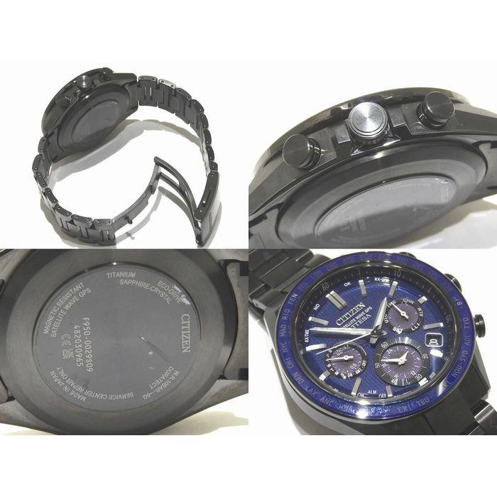 美品 シチズン アテッサ ACT Line メンズ ソーラー電波 時計 ☆ CC4059-64L F950-0029S09 ブラック チタン CITIZEN ATTESA エコドライブ ▼ 美品 シチズン アテッサ ACT Line メンズ ソーラー電波 時計 ☆ CC4059