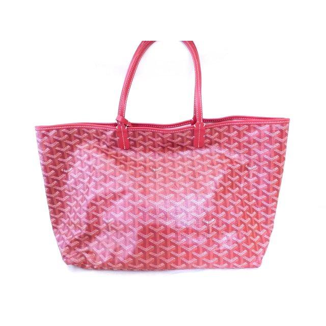 GOYARD ゴヤール サンルイ PM □ トートバッグ レッド 赤系