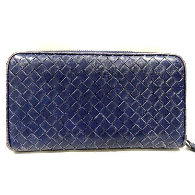 Bottega Veneta ボッテガヴェネタ □ レザー ラウンドファスナー 長 