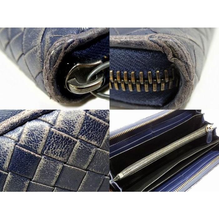 Bottega Veneta ボッテガヴェネタ □ レザー ラウンドファスナー 長