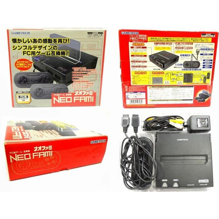 GAMETECH NEOFAMI ネオファミ ファミコンカセット4つ付き ◇ 互換機