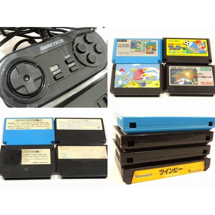 GAMETECH NEOFAMI ネオファミ ファミコンカセット4つ付き ◇ 互換機