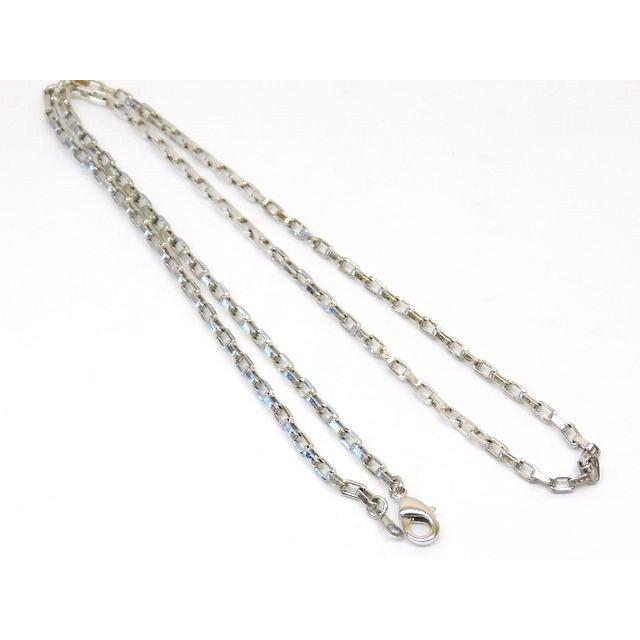 美品 ブルガリ キーリング □ シルバー 925 11.7g メッキチェーン 