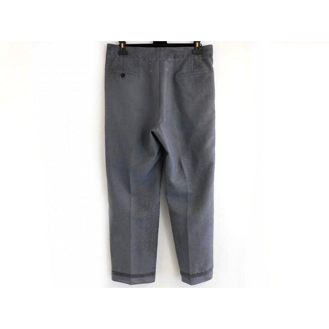 美品 Maison Margiela メゾン マルジェラ ■ 2024 トラウザーズパンツ スラックス サイズ38 グレー S51KA0572 M35141 □8D ムニ100 美品 Maison Margiela メゾン マルジェラ □ 2024 トラウザーズパンツ