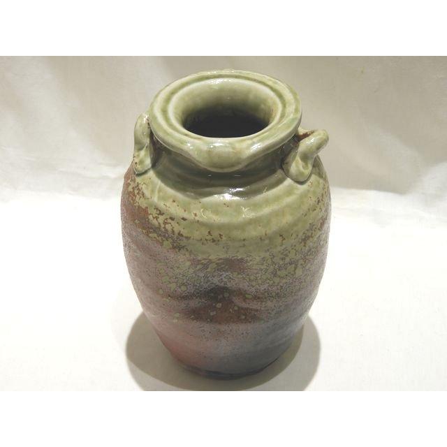 美品 信楽焼 花瓶 2個セット ◇ 花入れ フラワーベース 利山作 窯変