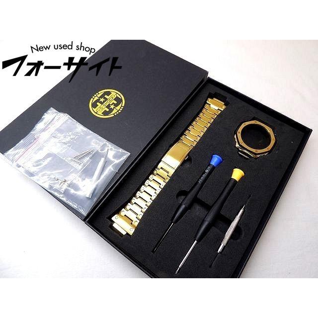 流行に カシオ フル カスタムパーツ Ga 2100 対応 Gショック ステンレス ゴールドカラー メンズ 時計 Casio 3a 楽天 Www Muslimaidusa Org