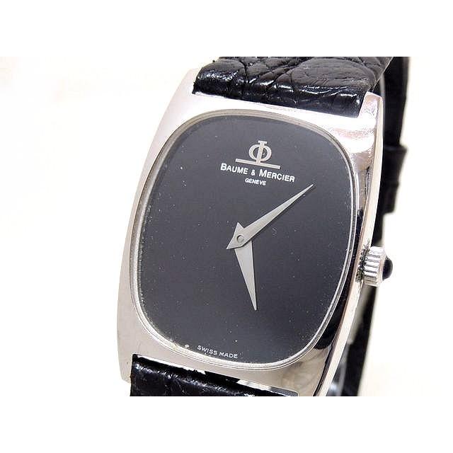 ボーム＆メルシエ 時計 ☆ ヴィンテージ K18 WG ホワイトゴールド